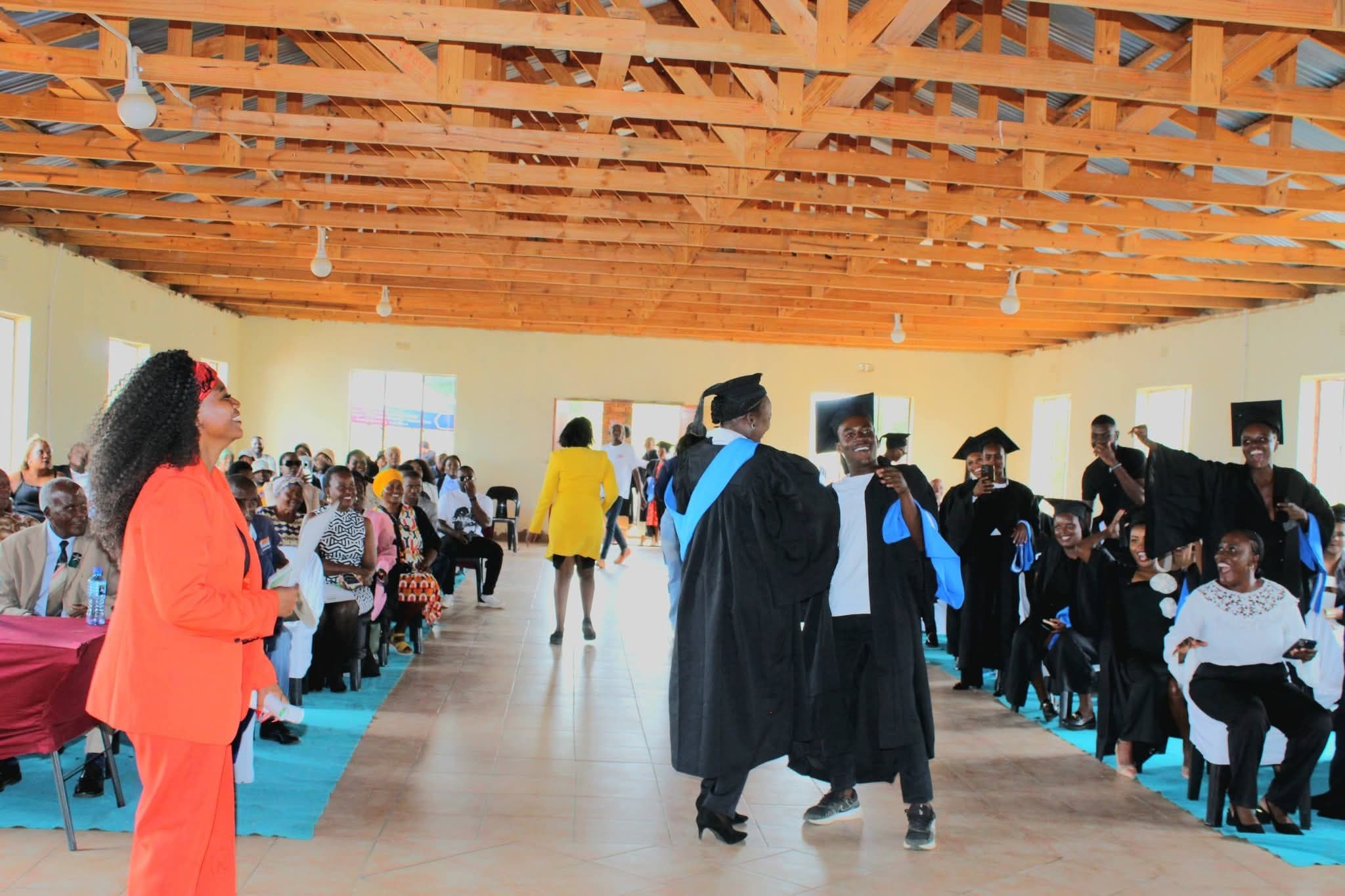 Graduation moment marking programme completion