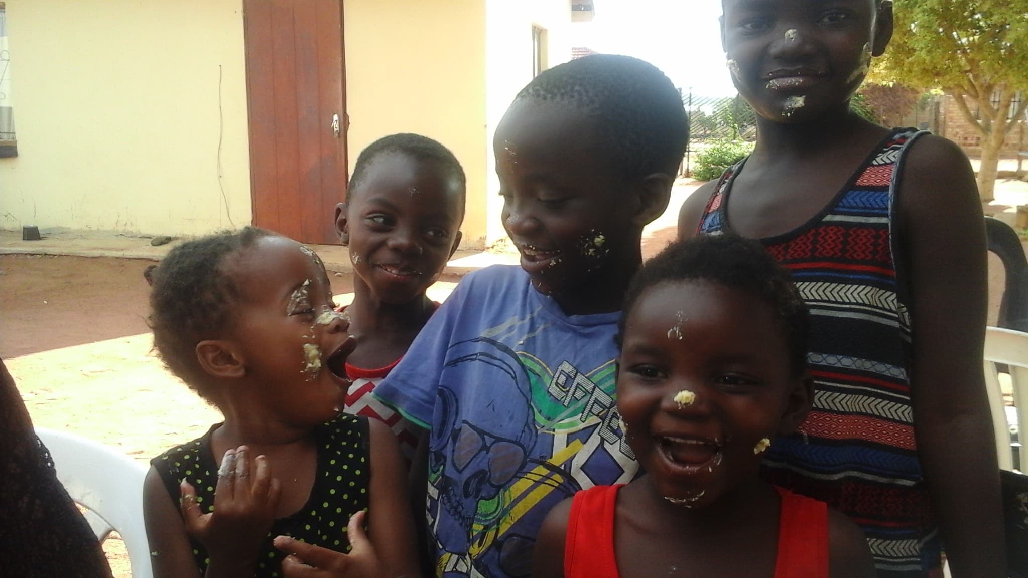 Children taking part in a SHUTWWEP community moment