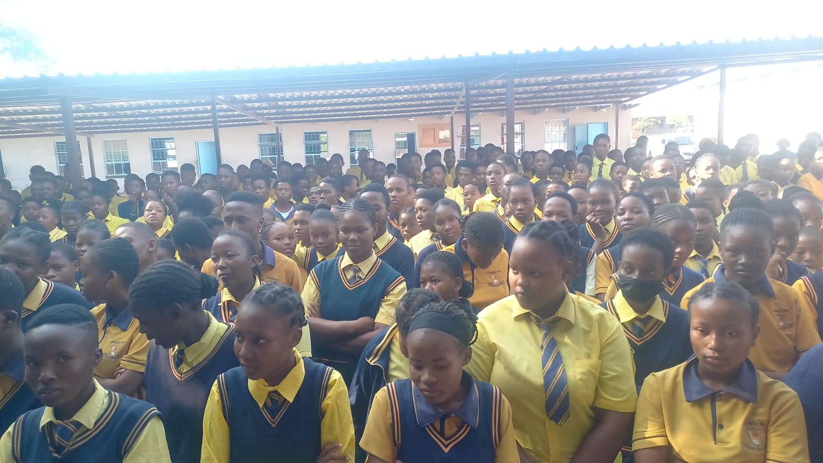 Community members participating in a programme-driven activity