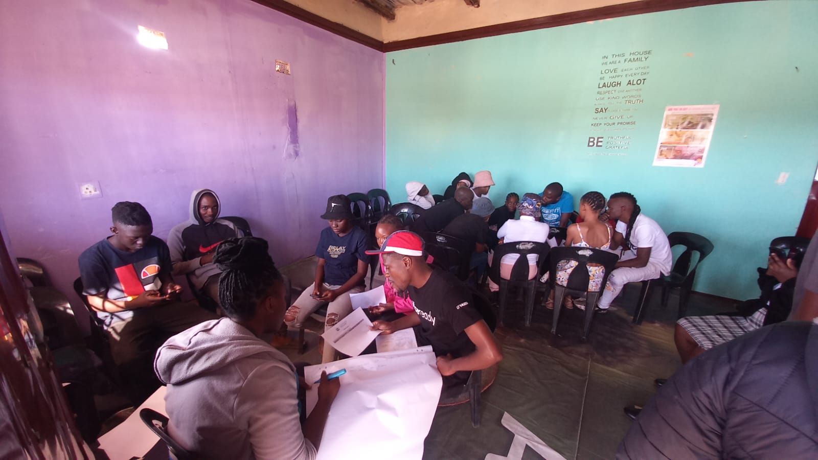 Participants during an enterprise development activity
