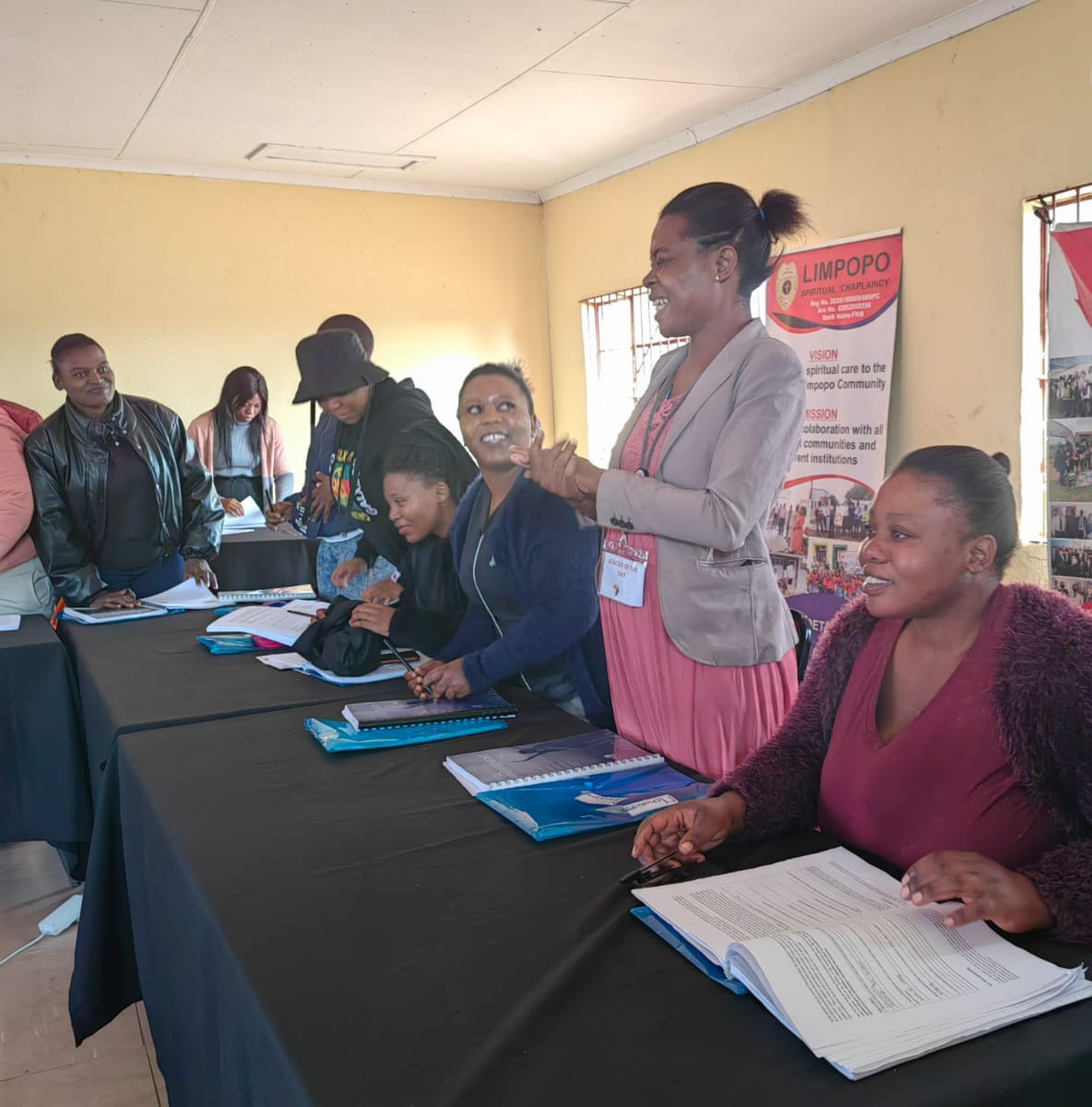 Youth engaged in an enterprise development programme