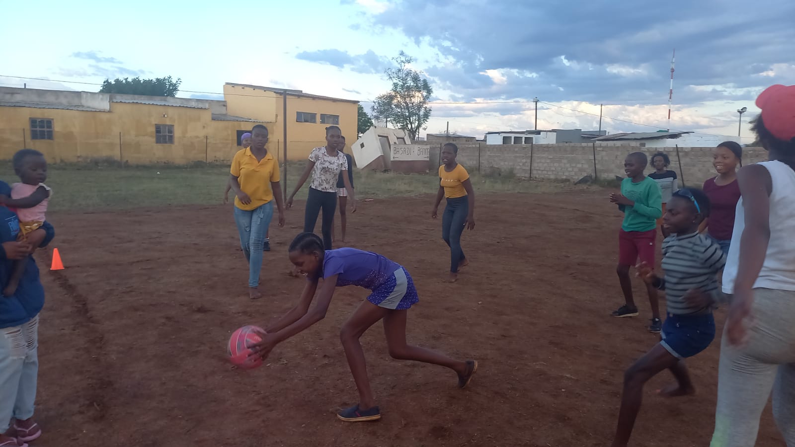 Young participants during a sports and recreation activity